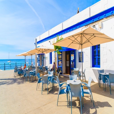 Spanish coastline with Mediterranean views